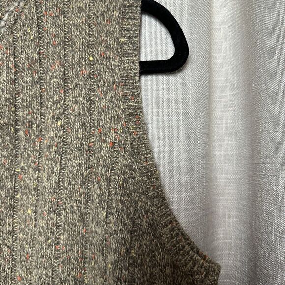 Woolrich Full Zip Sweater Vest Womens L Wool Stretch Outdoors Cozy Hiking Camp - Picture 6 of 10